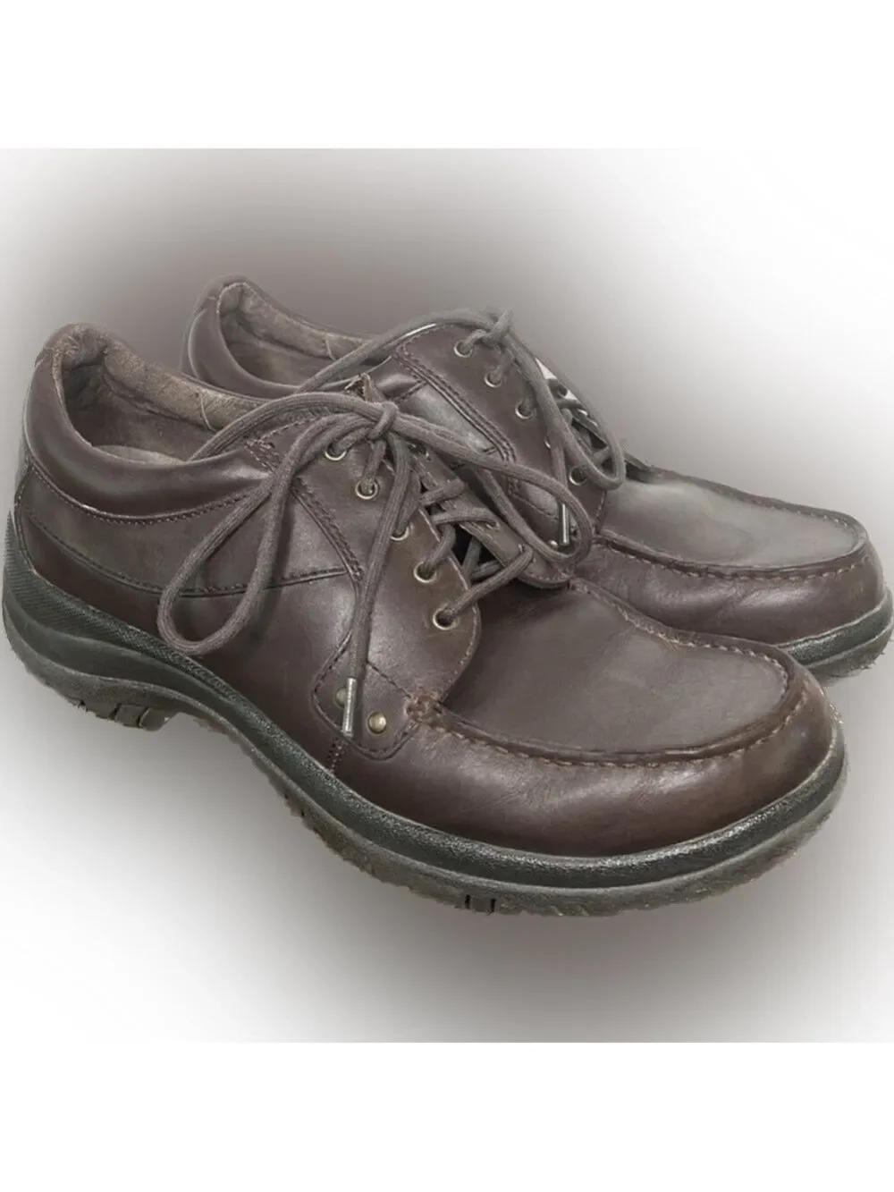 Dansko Wyatt Mens Mocha Brown Leather Oxford Size 10.5 or EU44